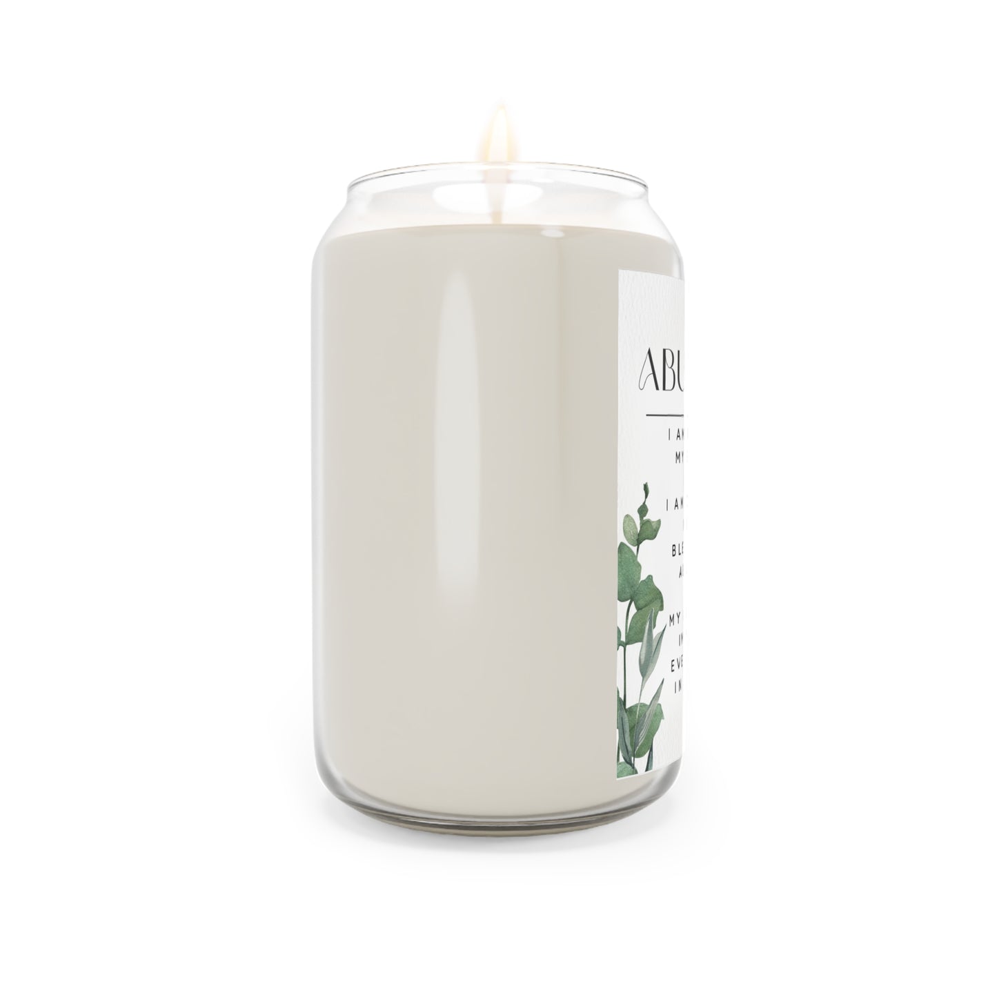 Abundance Affirmation Candle, 13.75oz